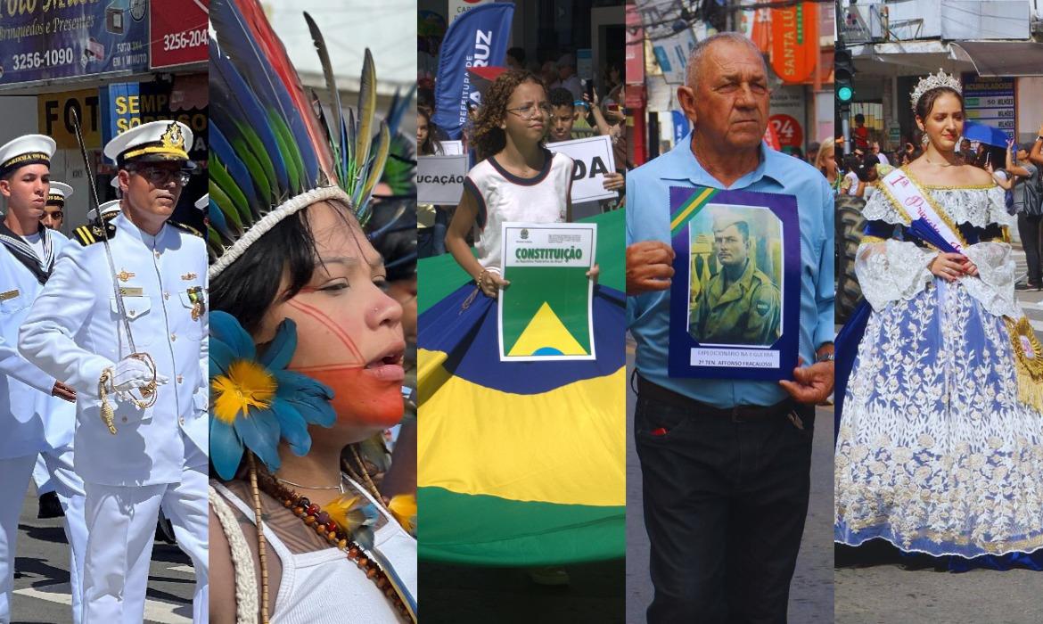 Desfile Cívico celebra os 177 anos da cidade e revive a história da nossa gente