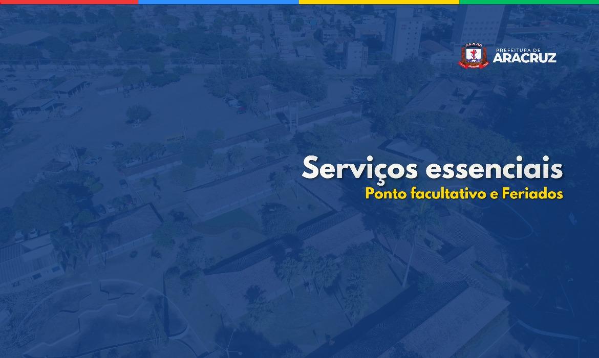 Serviços essenciais são mantidos durante os feriados da Semana Santa e de Tiradentes