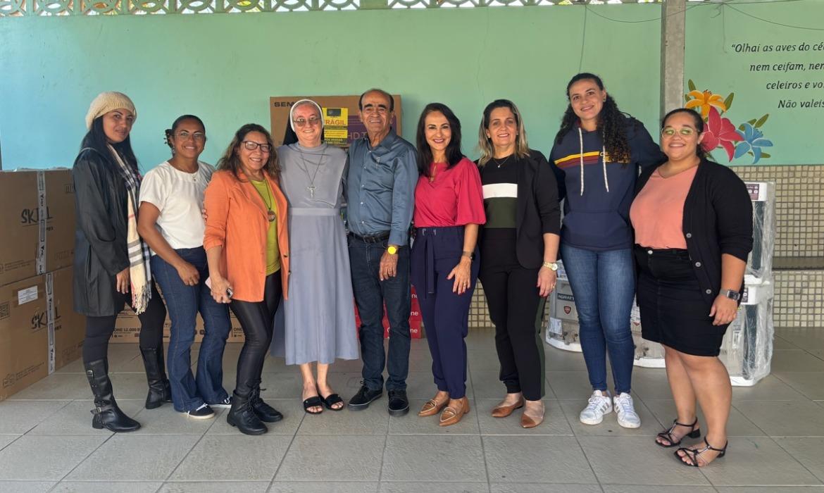 Desenvolvimento Social realiza entrega de materiais permanentes ao Recanto Feliz, em Guaraná