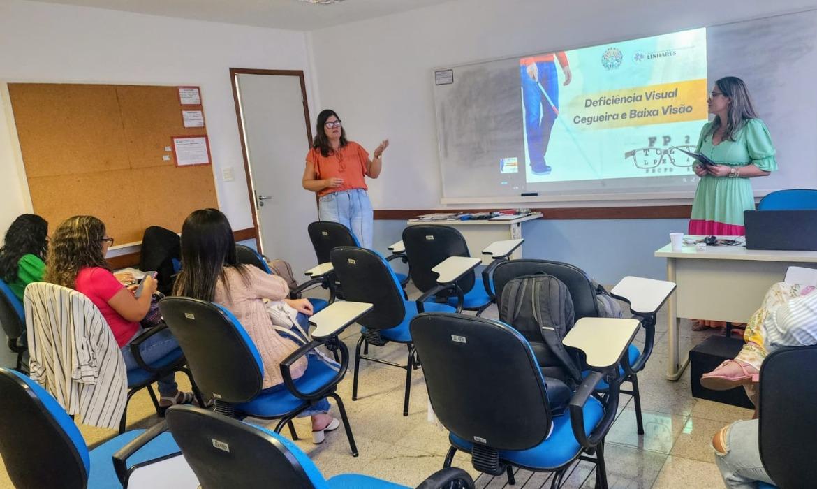 Setor de Educação Especial Inclusiva realiza formação na área da Deficiência Visual e Auditiva