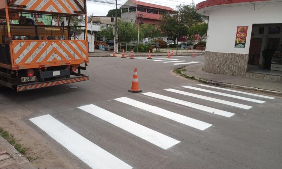Mobilidade: Prefeitura avança na revitalização da sinalização viária em todo o município