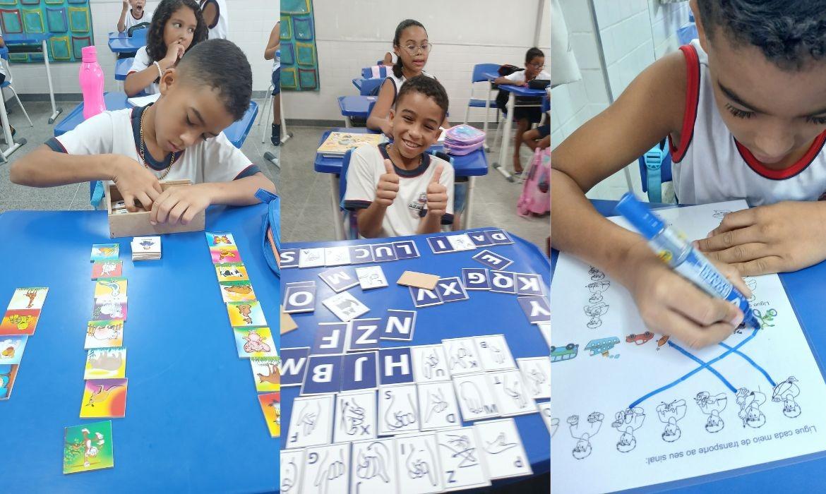 Oficinas de libras da Emef Professora Maria Inês Della Valentina fomentam a comunicação e a interação de aluno com deficiência auditiva