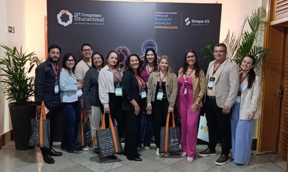 Técnicos pedagógicos e diretores escolares da Rede Municipal de Ensino participam do 13º Congresso Educacional do Sinepe/ES