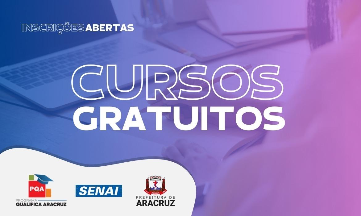 Qualifica Aracruz: inscrições abertas para cursos gratuitos em parceria com o Senai