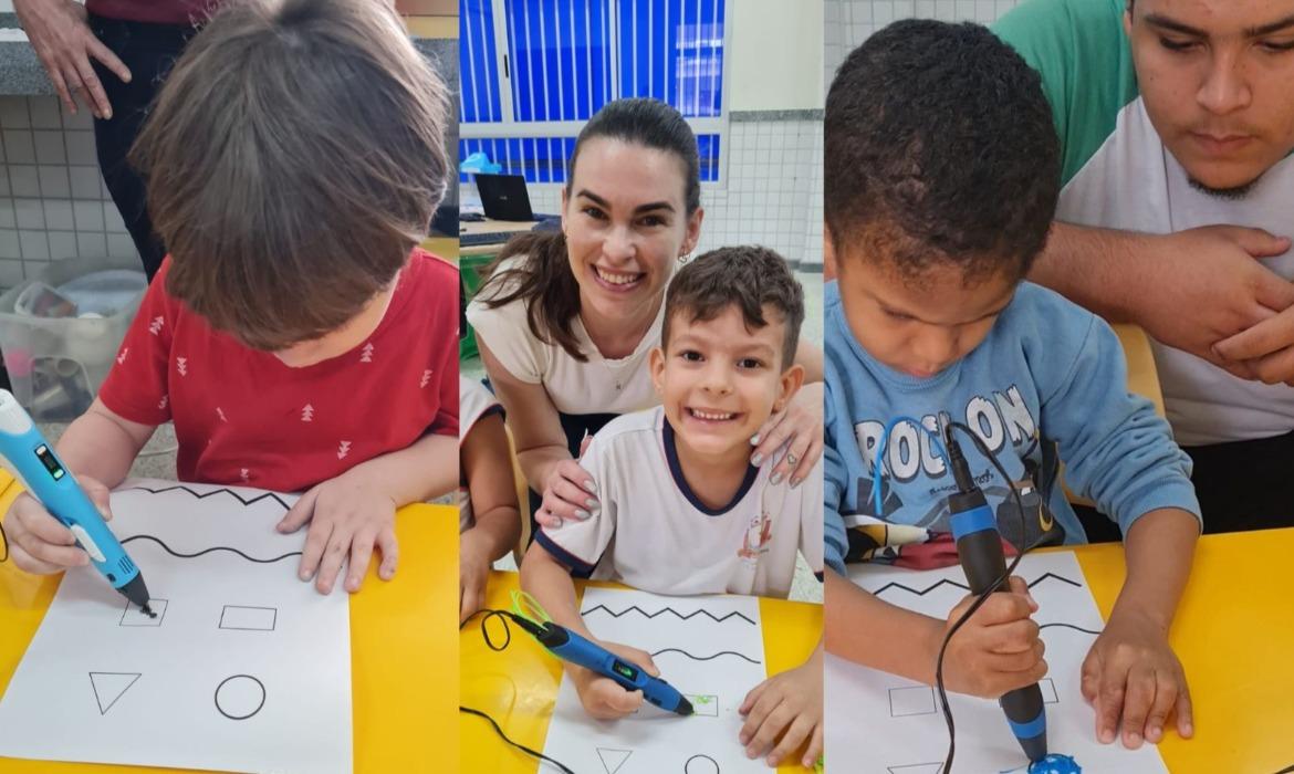Intercâmbio escolar proporciona momentos enriquecedores com estudantes do Cmei Cinderela
