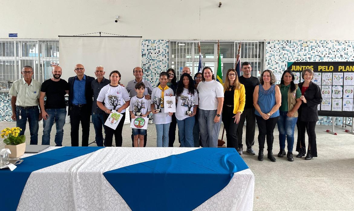 Espaço de Educação Ambiental Elizete Mantovani de Oliveira é inaugurado na Emef Placidino Passos