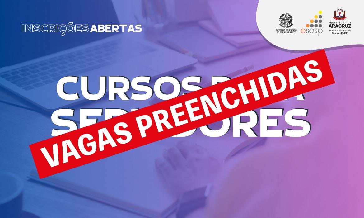 Vagas para os cursos da Semana de Capacitação já foram preenchidas