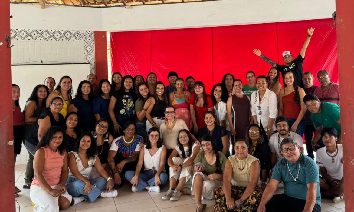 II Encontro da Ação Saberes Indígenas na Escola discute produção dos materiais pedagógicos do território dos povos originários de Aracruz, a Educação Escolar e as Políticas de Resistência