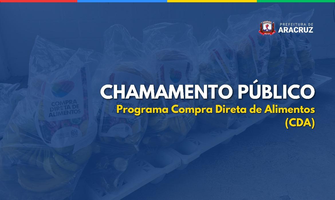 Desenvolvimento Social publica Edital do Programa Compra Direta de Alimentos